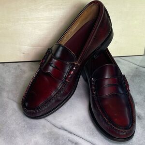 Vintage Burgundy Loafers